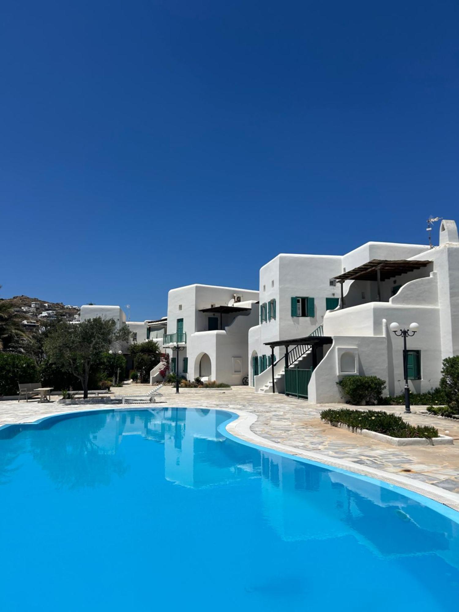 Luxury House With Swimming Pool In Ornos Mykonos Villa Eksteriør bilde